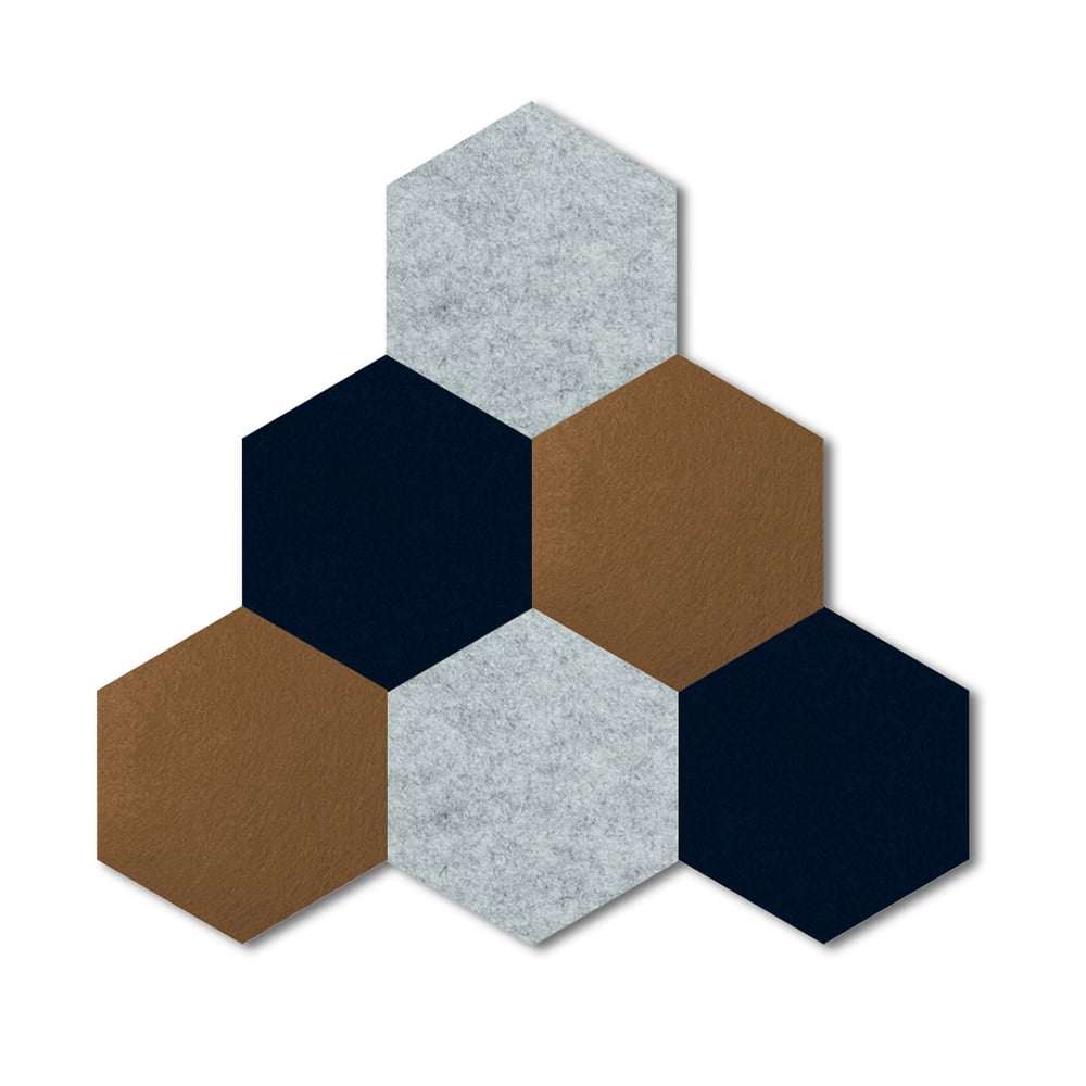 Buy Nankarrow GeoDeco™ Hexagon Felt Acoustic Panel - Set of 6 in India