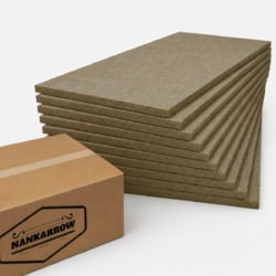 Nankarrow GeoWool™ 25mm Premium Rockwool Acoustic Panels - Set of 12