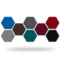 Echoseal Hexagon Premium Acoustic Felt Panel - Set of 6