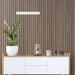 Ecohush Ridge Luxury Wooden Acoustic Slat Panels
